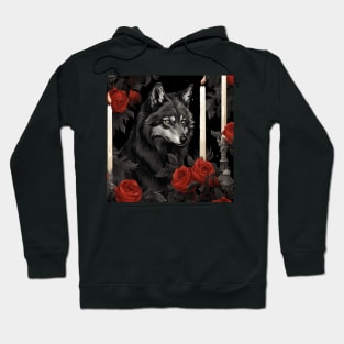 Wolfdog Pattern Hoodie